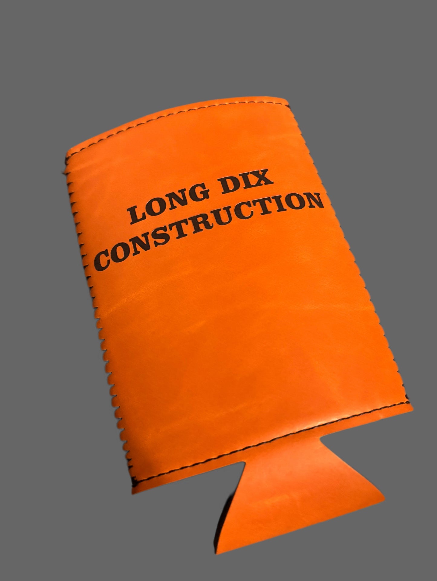Long Dix Construction koozie