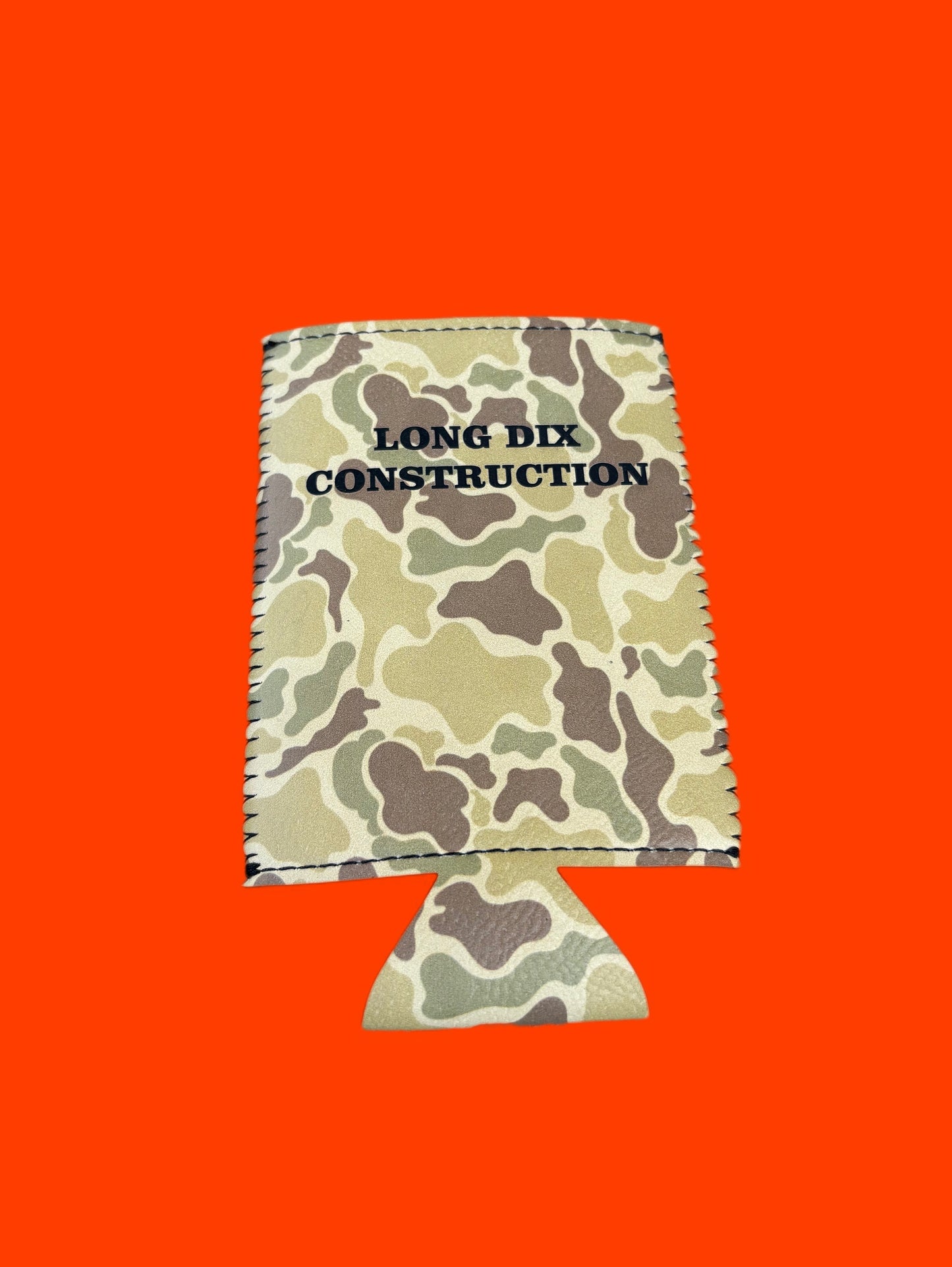Long Dix Construction koozie
