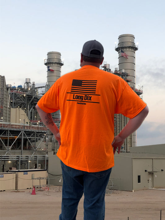 Long Dix USA flag shirt